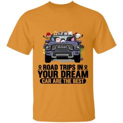 Ram Truck road trips in your dream car are the best personalized tie dye t-shirt perfect gift idea funny custom gift - QH - 1134321