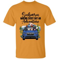 Subaru dog Subaru Making Every Day an Adventure personalized tie dye t-shirt perfect gift idea funny custom gift - NH - 2224758