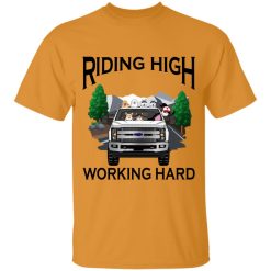 Ford F-250 coffee wine dog pet Riding high working hard personalized tie dye t-shirt perfect gift idea funny custom gift - NH - 9785971