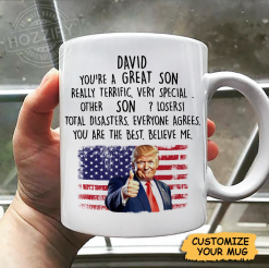 Custom Funny Trump Gift For Dad Grandpa Husband Son Friend Papa Mom Wife personalized coffee mug - BT - 4059678