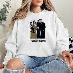 Custom Photo Family Portrait Personalized Embroidered Sweatshirt Gift Idea Funny Custom Gift - PL - 9936671