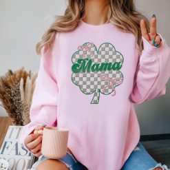 Mama St Patrick's Day Personalized Embroidered Sweatshirt Perfect Gift Idea Funny Custom Gift - TN - 7841204
