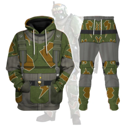 Inspired By Imperial Guard Kasrkin Cosplay Costume Custom Apparel outfit Tracksuit 3D All Over Printed Unisex Hoodie - QH - 2458358