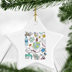 Earth Day Every Day, There Is No Planet B Personalized Star Ornament Perfect Gift Idea Funny Custom Gift - TN - 0067329