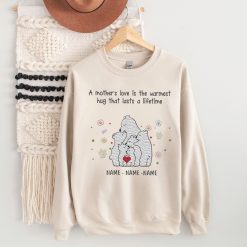 Love You Beary Much, Mama Bear Gif for Mom Personalized Embroidered Sweatshirt Gift for Gramma- TN - 2882413
