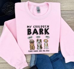My Children Bark, Dog Mom/Dad  Gift for Dog Lovers Personalized Embroidered Sweatshirt Perfect Gift Idea Funny Custom Gift - TN - 8366497