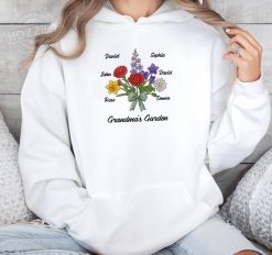Grandma’s Bouquet of Love Gift for Grandma Personalized Embroidered Hoodie Perfect Gift Idea Funny Custom Gift - TN - 2876248