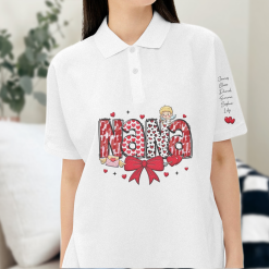 Grandma Valentine  Gift for Mom, Grandma Personalized Embroidered Polo Perfect Gift Idea Funny Custom Gift - TN - 5479042