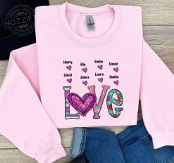 Love Grandma Life Gift for Grandma Personalized Embroidered Sweatshirt Perfect Gift Idea Funny Custom Gift - TN - 1907448