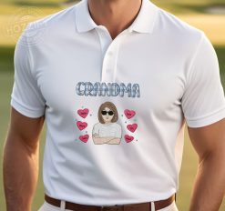 Blessed To Be Called Great Grandma Gift For Mom ,Grandma Personalized Embroidered Polo Perfect Gift Idea Funny Custom Gift - TN - 8712605