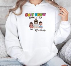 Shit Show Supervisor Gift For Mom/Grandma Personalized Embroidered Hoodie Perfect Gift Idea Funny Custom Gift - TN - 1989231