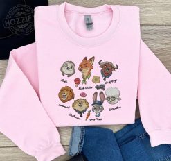 Movie Zootopia 2 Characters Personalized Embroidered Sweatshirt Perfect Gift Idea Funny Custom Gift - PL - 57589543