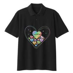 Heart Of Grandma Gift For Nana Personalized Embroidered Polo Perfect Gift Idea Funny Custom Gift - TN - 8109310