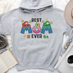 Best Mom Ever ,Super mommnio Gifts For Dad/Mom Personalized Embroidered Hoodie Perfect Gift Idea Funny Custom Gift - TN - 4774095