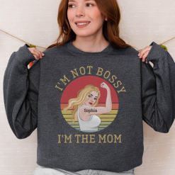 I Am Not Most Woman Gift for Mom, Mama, Parents, Mother, Grandmother Personalized Embroidered Sweatshirt Perfect Gift Idea Funny Custom Gift - TN - 3610347