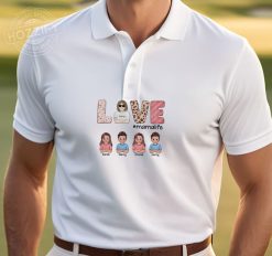 Love Mother, Mama Life Gift for Mom Personalized Embroidered Polo Perfect Gift Idea Funny Custom Gift - TN - 8636678