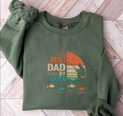 BEST FISHING DAD EVER Fishing Love  Gift for Dad, Father  Personalized Embroidered T-Shirt Perfect Gift Idea Funny Custom Gift - TN - 8692614